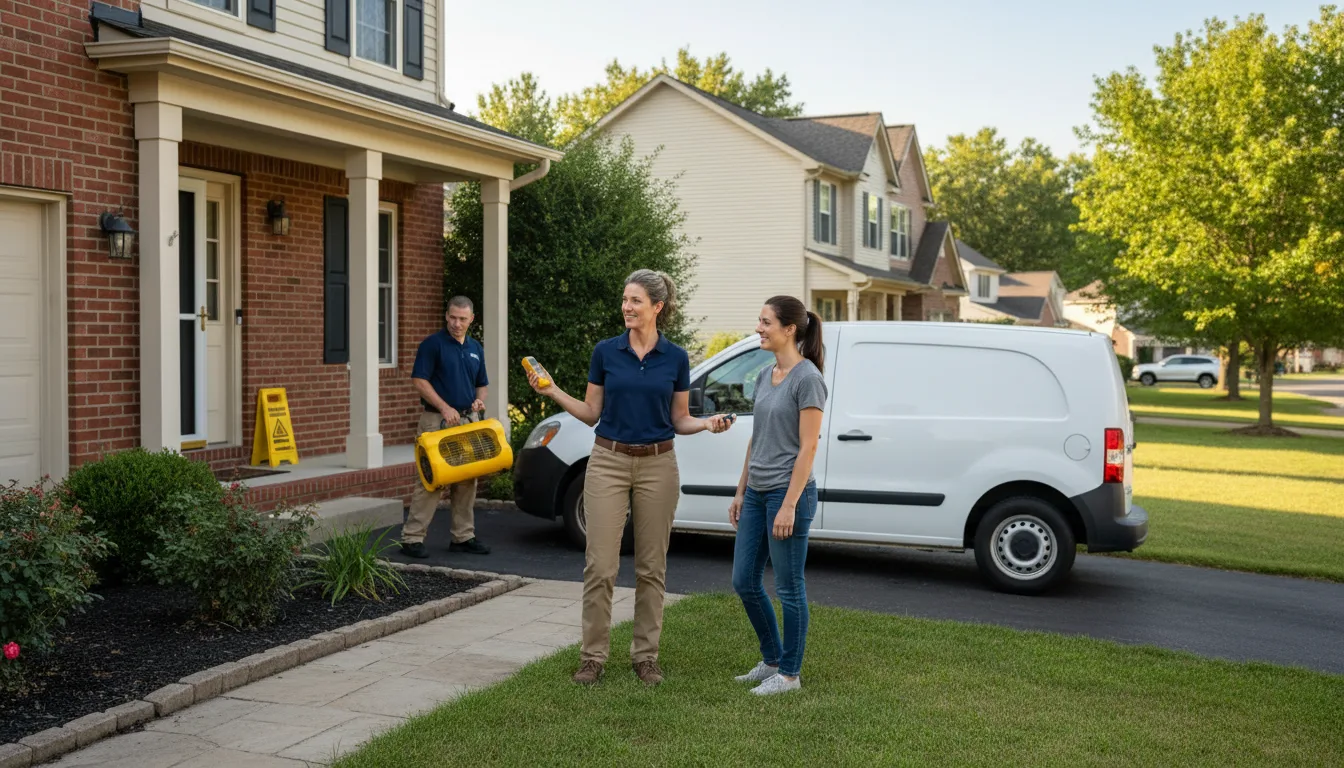Water restoration image for Water Damage & Restoration Services in Yorkville, CA